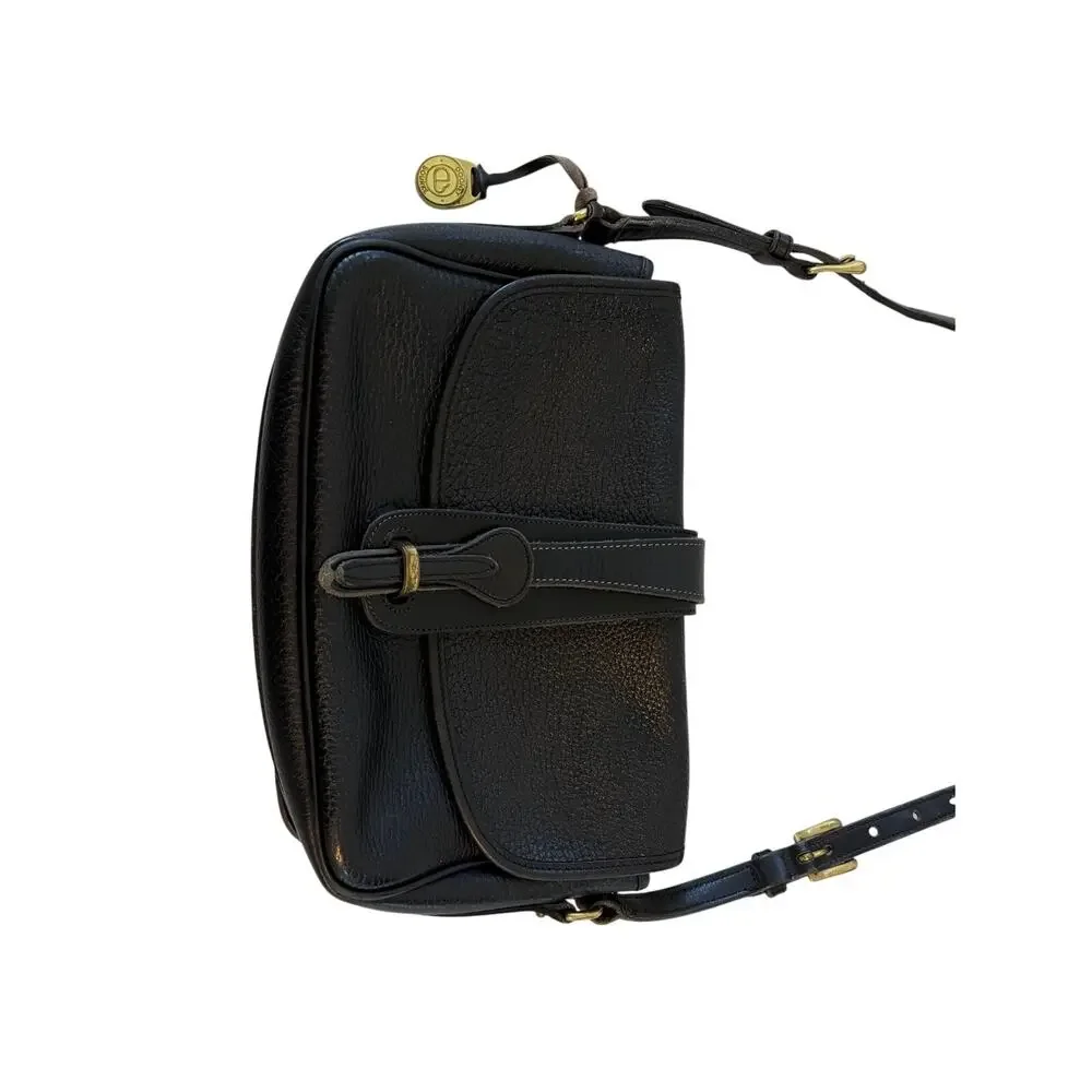 Dooney & Bourke Leather Equestrian Crossbody Bag Black Vintage - Picture 8 of 16